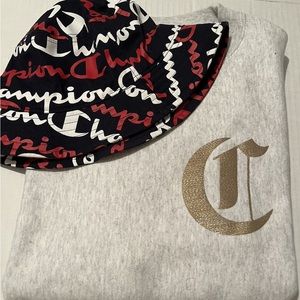 Champion Logo Allover Fishers Bucket Hat Size L